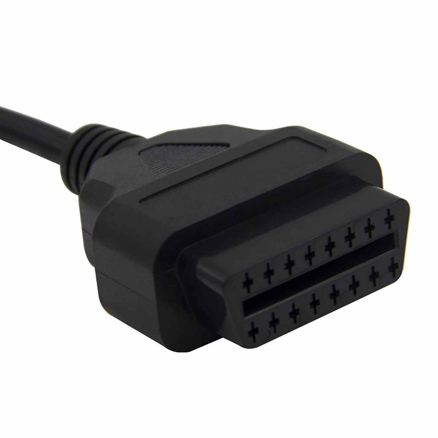 12 Pin to 16 Pin Female OBDII Auto Diagnostic Converter Cable Lead for Renault