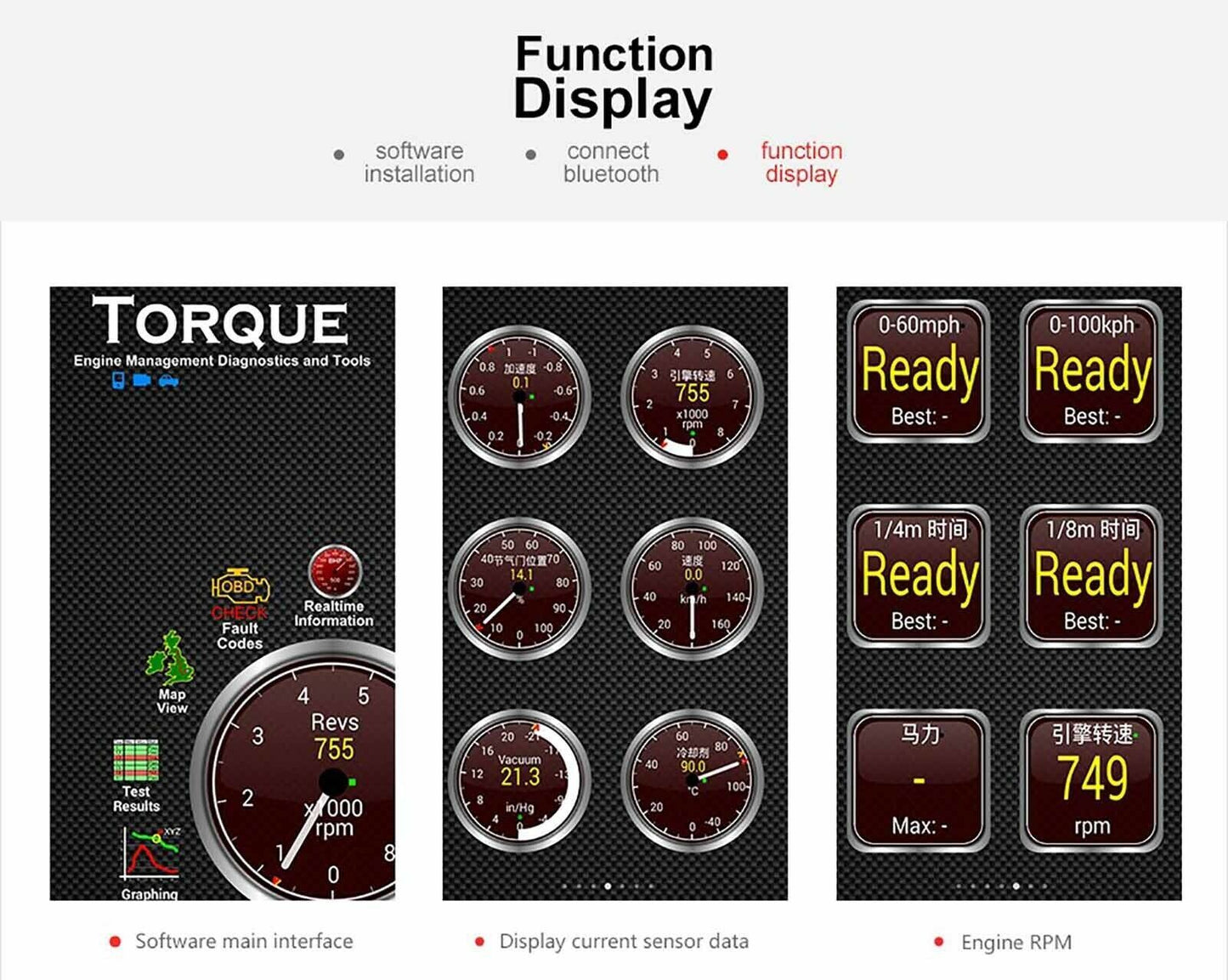 Mini Auto Car ELM327 V1.4 Wireless BT OBD2 Can Bus Scan Scanner Tool for Android