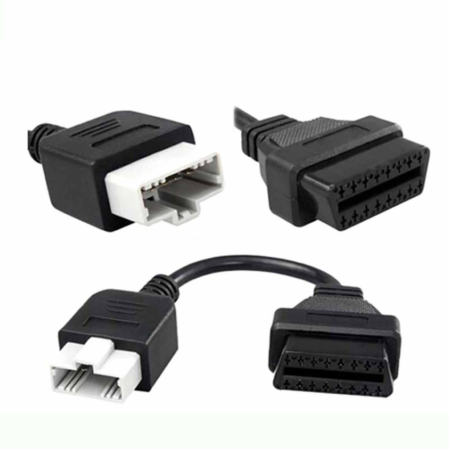 New 5Pin to 16Pin OBD2 Tool Auto Diagnostic Adapter Converter Cable for Honda