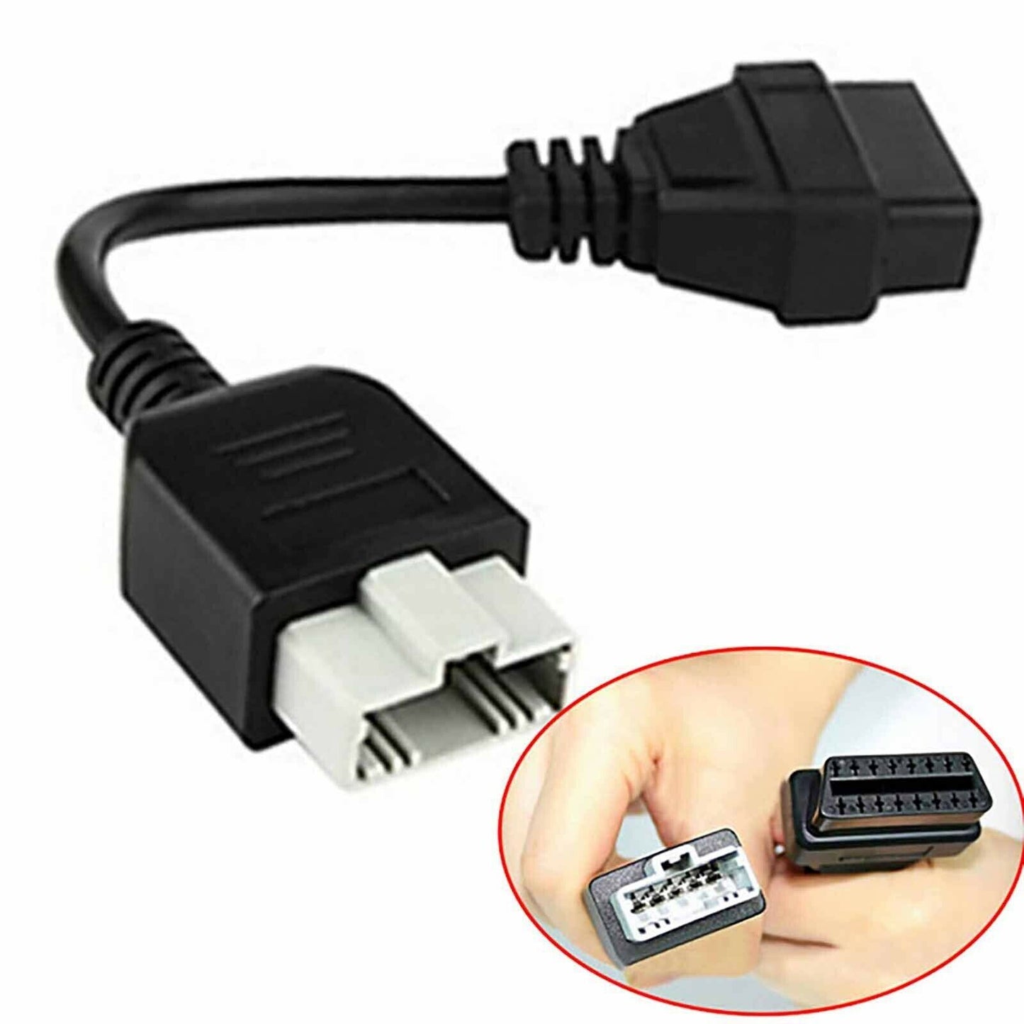 New 5Pin to 16Pin OBD2 Tool Auto Diagnostic Adapter Converter Cable for Honda