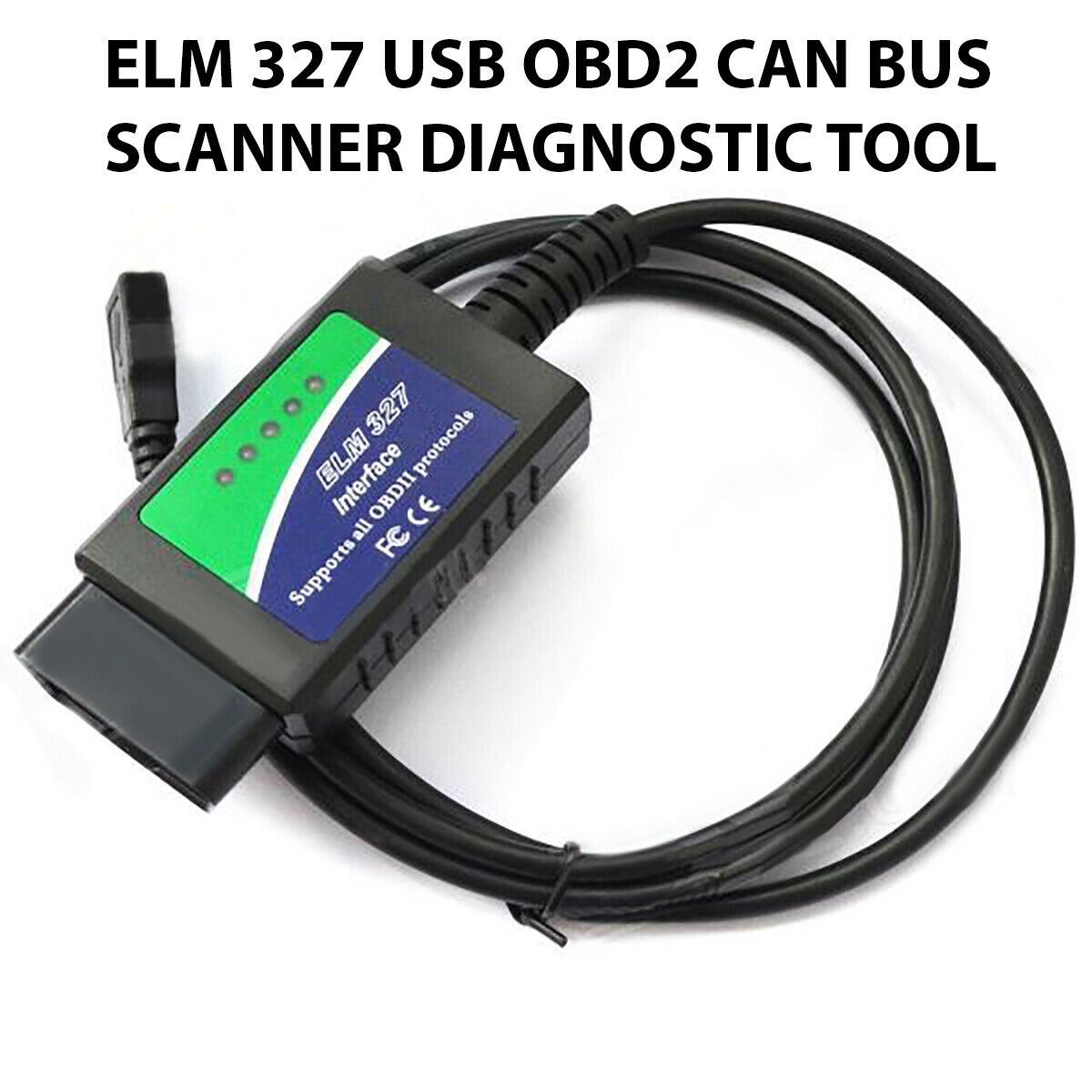 USB ELM327 With Switch OBD2 Protocol Auto Diagnostic Engine Fuel Scan Fault Tool