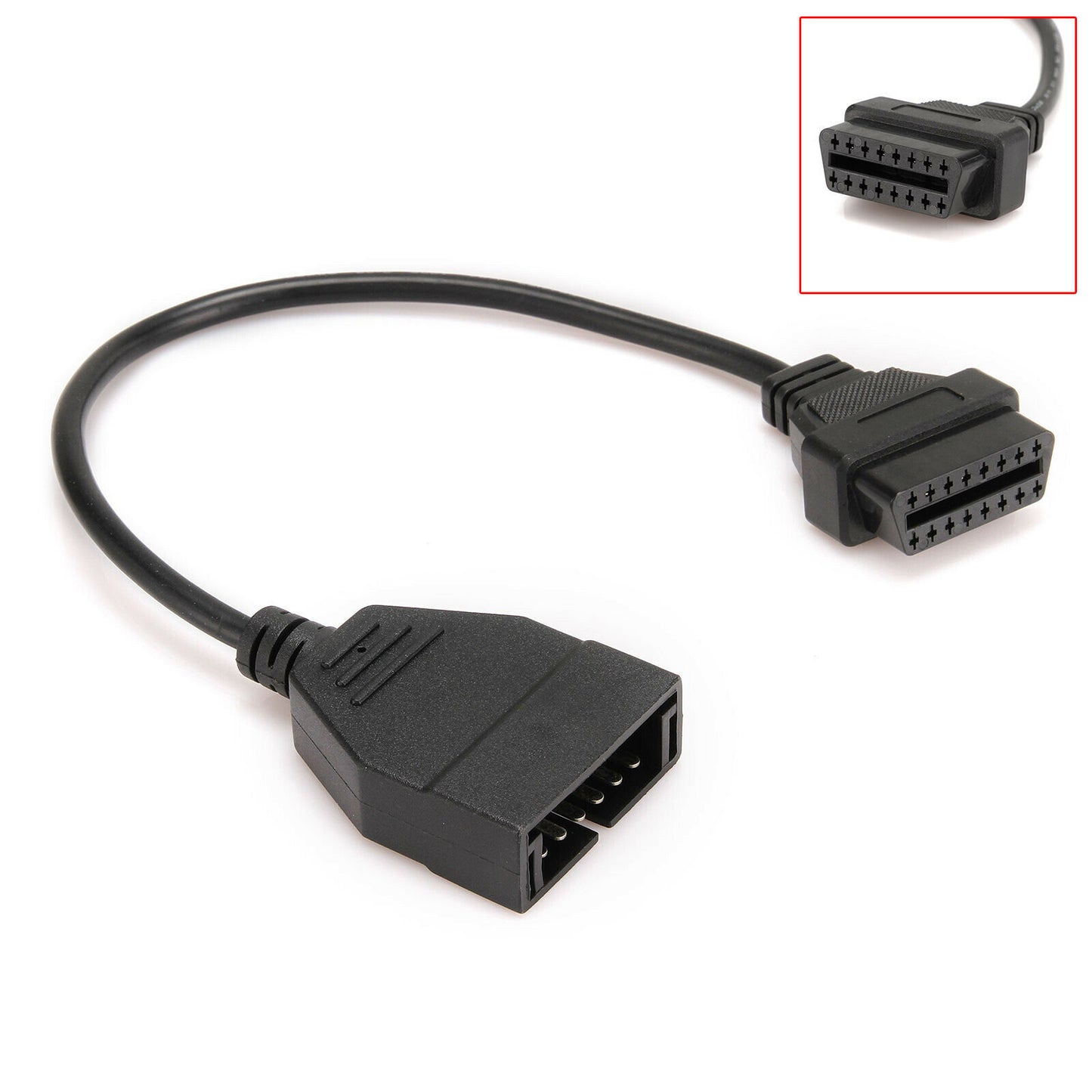 New 12 Pin to OBD2 16 Pin Interface Diagnostic Adapter Cable Plug for GM Vehi...