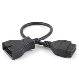 New 12 Pin to OBD2 16 Pin Interface Diagnostic Adapter Cable Plug for GM Vehi...