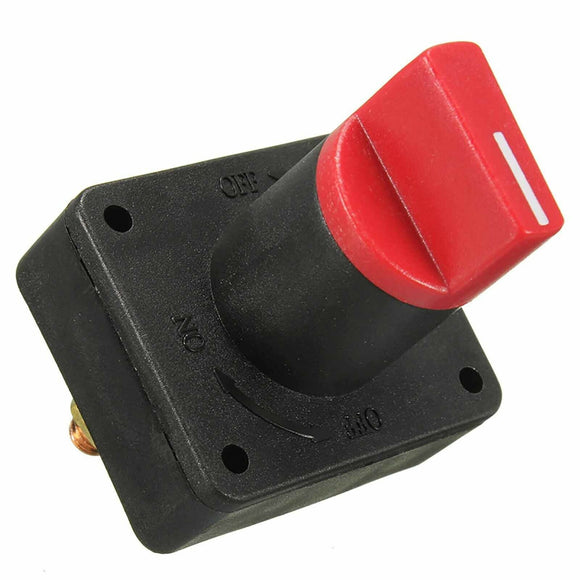 Car RV Boat Battery Selector Isolator Disconnect Rotary Cut On/Off Switch 100A