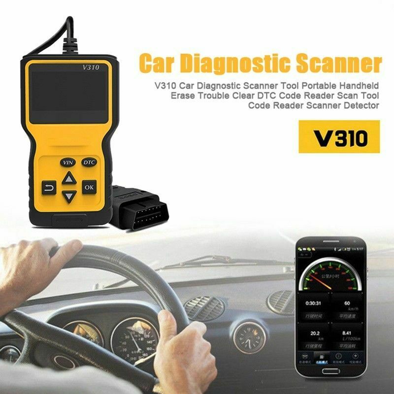 V310 OBD-II ODB2 Car Auto Diagnostic Scanner DTC Code Reader Scan Tool Detector