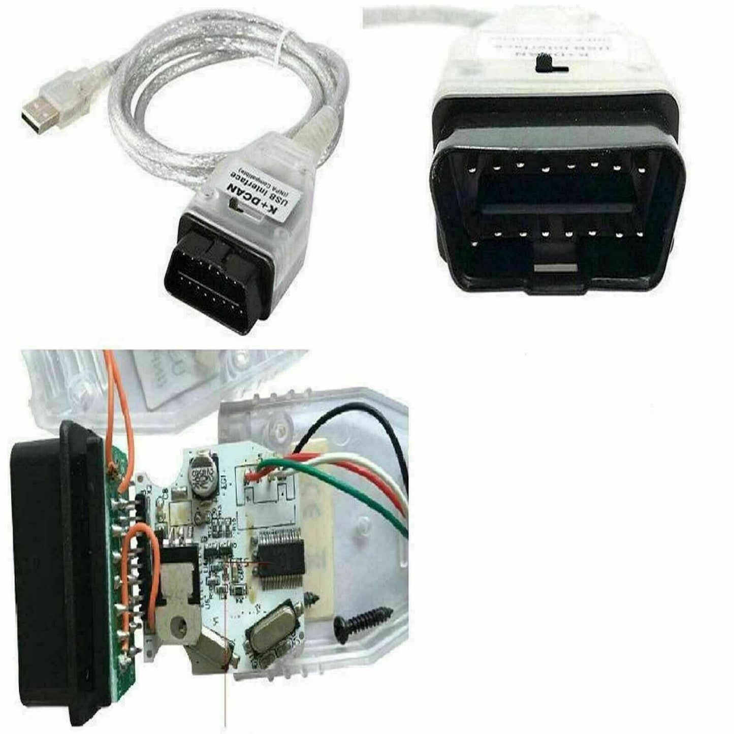 Suitable For INPA/Ediabas K+D-CAN /DCAN USB Interface OBD2 EOBD Cable
