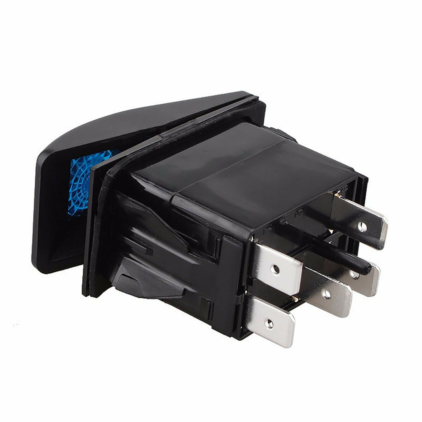 5Pin 12V 24V 10A Car Boat ARB Carling Rocker Toggle Switch Blue LED Light On OFF